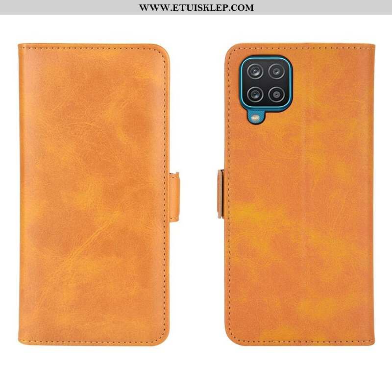 Etui Folio do Samsung Galaxy M12 / A12 Skórzany Futerał Podwójna Klapa